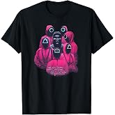 Squid Game Front Man and Guards Ring T-Shirt
