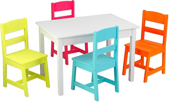 kidkraft highlighter table and 4 chair set