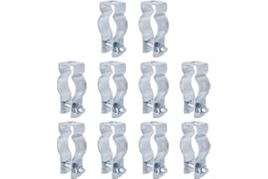 Mewutal 10pcs Conduit Hangers with Bolt 3/4" Conduit Clamps Conduit Clips Zinc Plated Steel Conduit Brackets for Rigid and EM