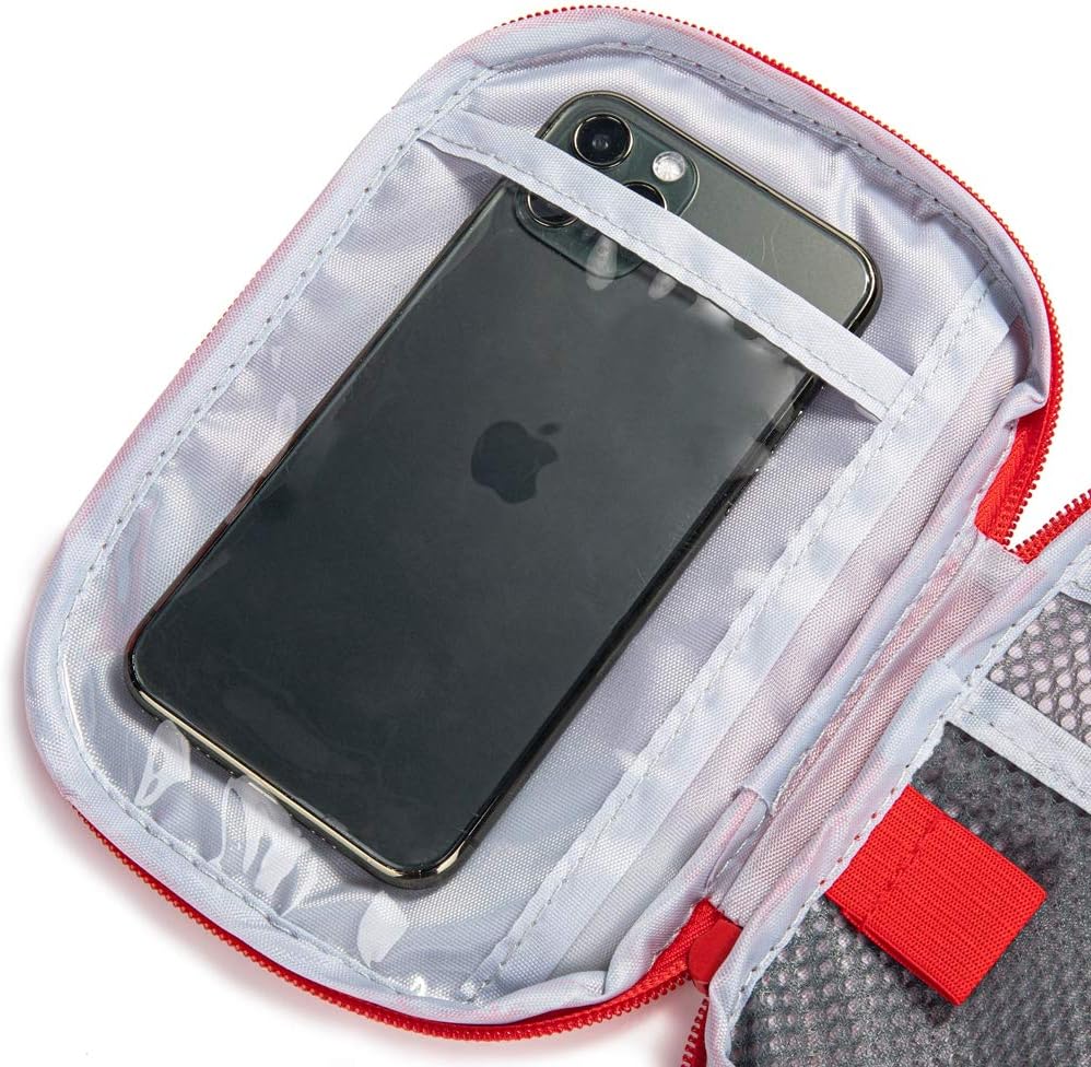 Jipemtra Red First Aid Bag Empty 1st Aid Bag Section Dividers Medical Travel Case First Responder Storage Compact Medicine Bag for Car Home Office Kitchen Sport Outdoors : Sports & Outdoors