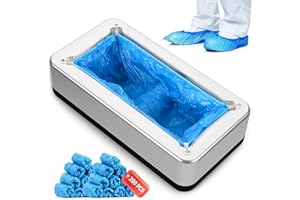 AVVNTR Automatic Shoe Cover Dispenser Machine with 200 Covers - Keep floors spotless using our High-Quality Automatic Shoe Cover Machine for House - No bending Down, No Manual Hassle, just step in and go!