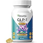 Vexuma GLP-1 Support Probiotic Supplement for Weight Loss - Daily GLP1 Support for Women Men to Support Metabolism Healthy Gut & Boost Fat Burn - Natural Oral GLP-1 Support with Berberine HCl