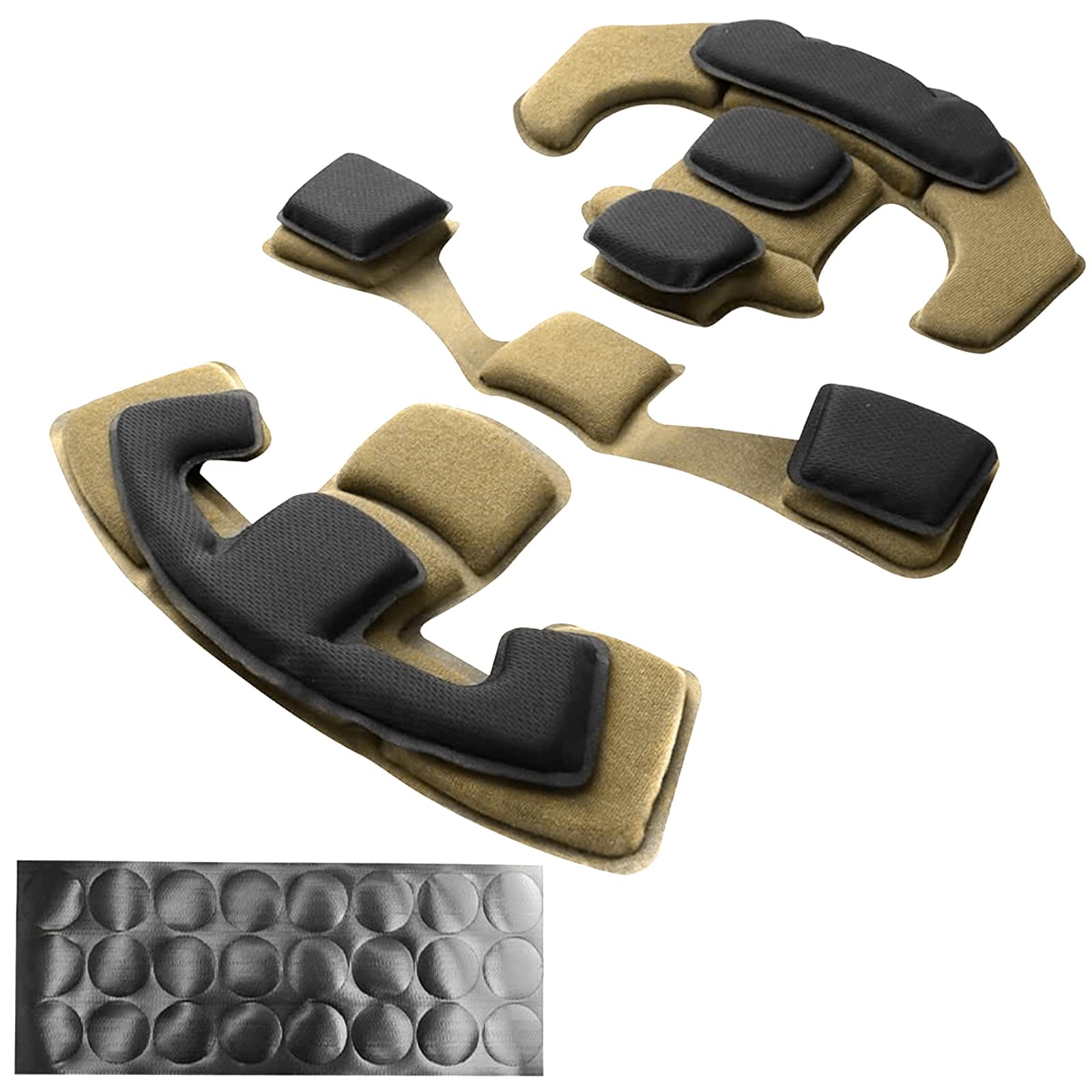 Yzpacc Tactical Helmet Padding Kit, Universal Replacement Helmet Internal Memory Foam Padding Kit Protective Mat for ACH MICH FMA EXF Cycle Bicycle Motorcycle