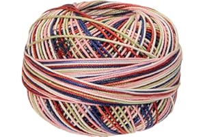 Handy Hands Lizbeth Egyptian Cotton Crochet Thread, Tatting Thread, and Knitting Thread Lace Size 10 (25 Grams 122 Yards) – HH10121, Marble