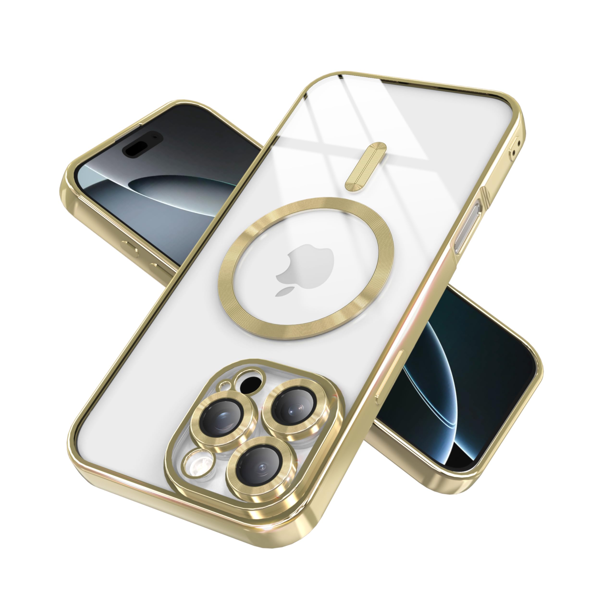 IAIYOXI Magnetic Clear Case for iPhone 16e with