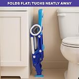 Straame Toddler Toilet Ladder Seat Adjustable Potty Training Seat Blue Purple view 8