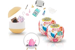 MGA's Miniverse Make It Mini Lifestyle Series 2 (2 Pack) Mini Collectibles, Mystery Blind Packaging, DIY, Crafts, Resin Play, Replica Items, Molds, Teapots, Teacups, Candles, Vase Collectors, 8+