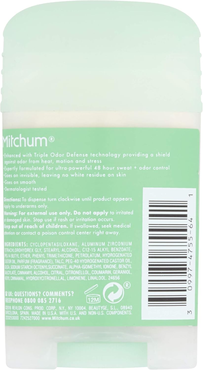 Mitchum Women Triple Odor Defense 48HR Protection Stick Deodorant & Anti-Perspirant, Powder Fresh, 41 g, white, 41 g (Pack of 1) - Image 5