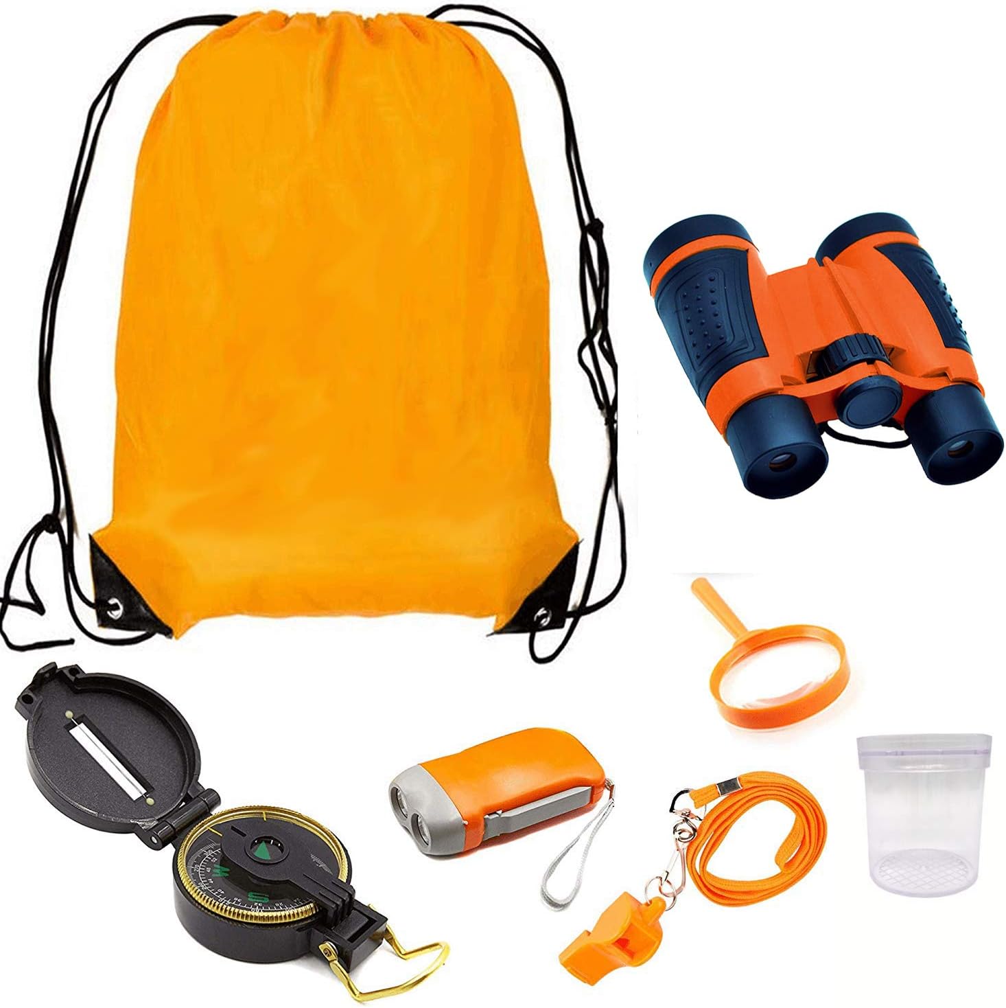 Outdoor Explorer Kit, Toys Kids Adventure Binoculars Set Children