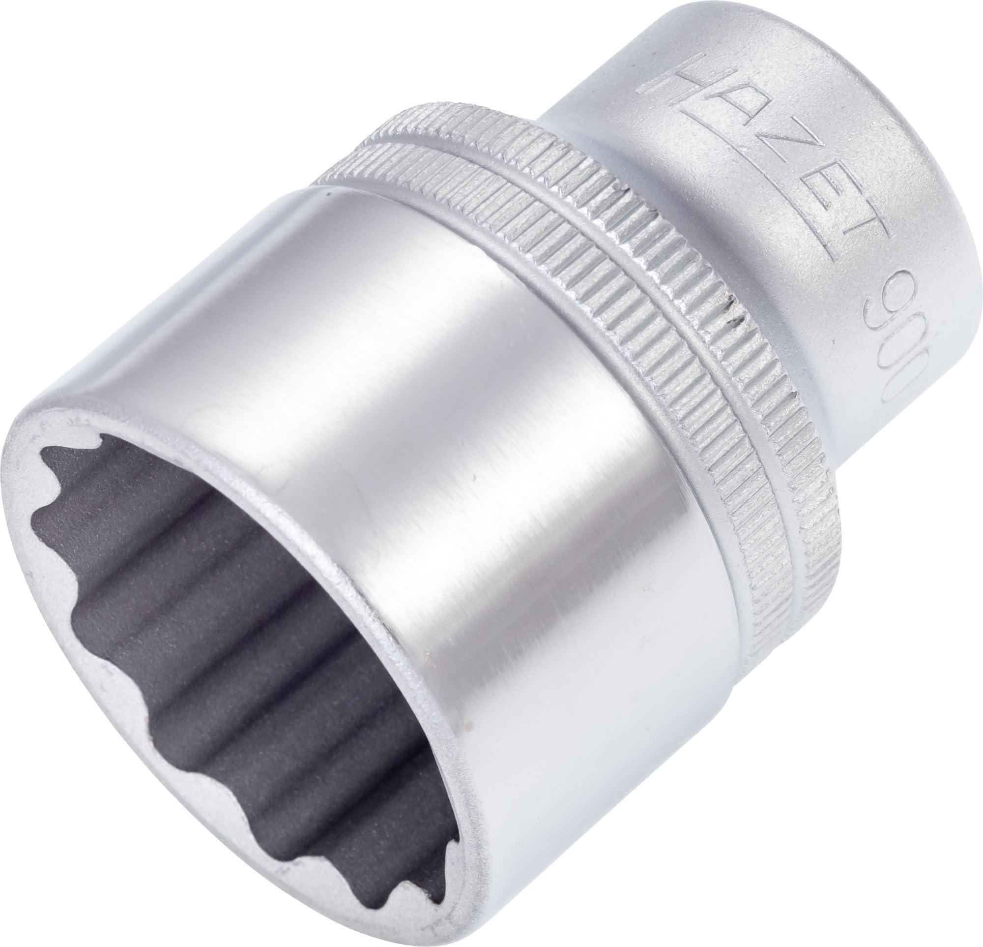 HAZET 900Z-27 46 mm 12-Point Traction Profile Socket - Chrome-Plated/Polished