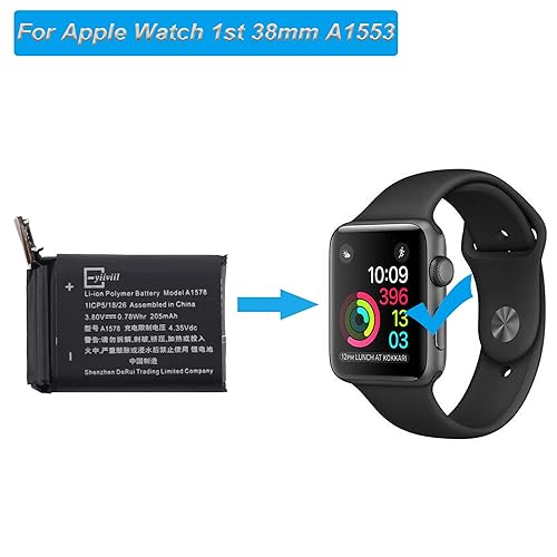 E-YIIVIIL for Apple Watch 1st Generation 38mm A1553 Replacement