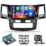 2G+64G Wireless CarPlay Car Stereo for Toyota Hilux