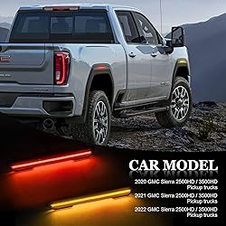 POPMOTORZ 4PCS Amber Smoked Lens Fender LED Side