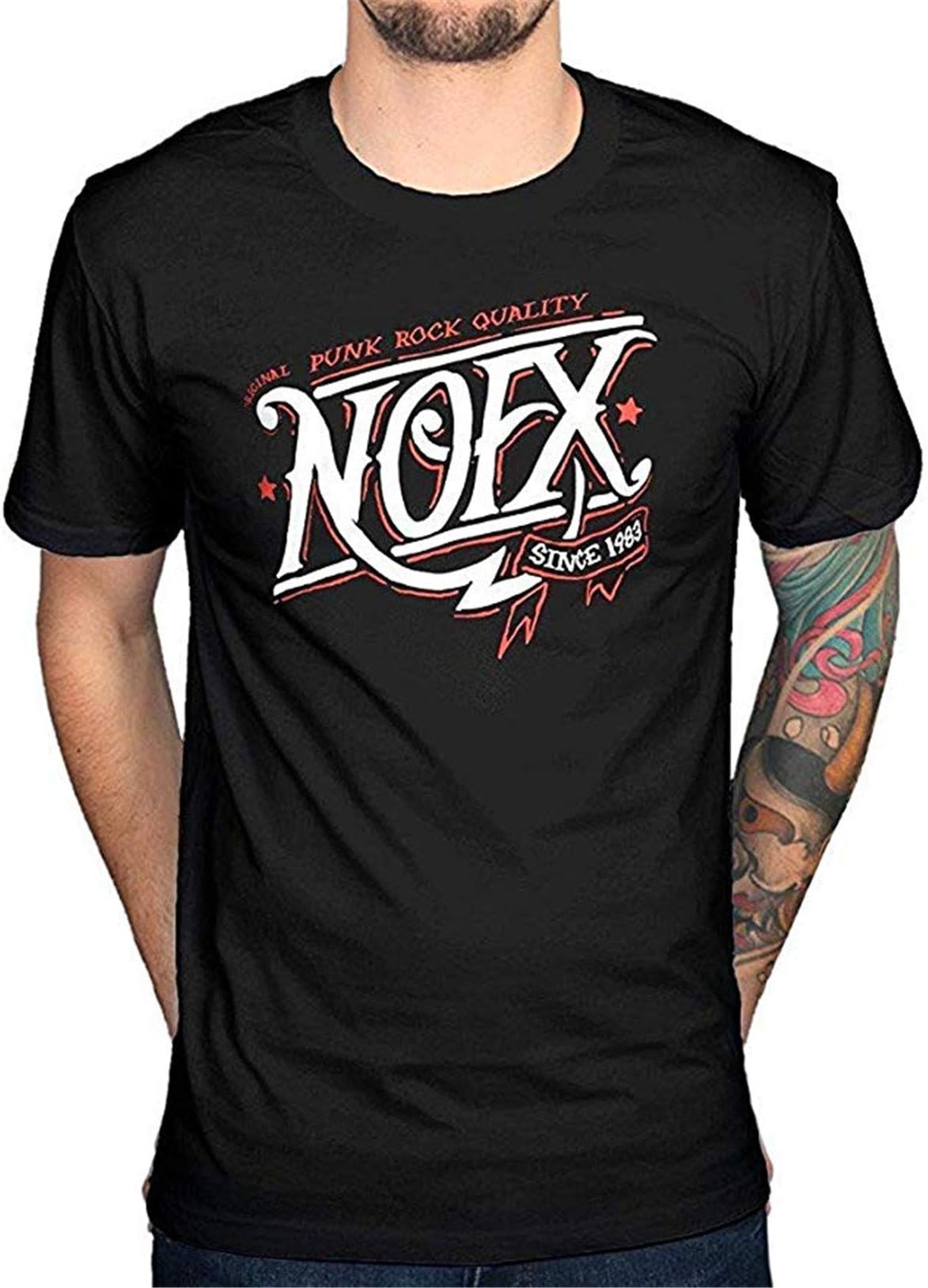 XiangXiang NOFX Logo Mens Short Sleeve T-Shirt