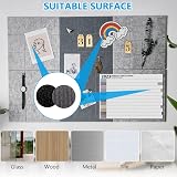 OFFCUP Self Adhesive Dots 504 Pairs Nylon Hook Loop Double Sided Pads Black view 7