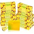 Vaadi Herbals Lemon & Basil Oil Bar Soap, 2.65 Ounce Each (Pack of 8)