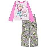 JoJo Siwa unisex-child 2-piece Loose-fit Pajama Set, Soft & Cute for Kids