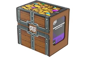 Realm Guard (Treasure Chest) 100+ Card Custom Art TCG/MTG Commander Deck Box With Storage