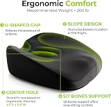 AUVON Donut Pillow Seat Cushion Memory Foam for Hemorrhoids Coccyx Tailbone Pain view 3