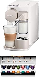 De'Longhi Nespresso EN 500.W Kaffeemaschine (1400 W, 1 L, 19 Bar), Silky Weiß