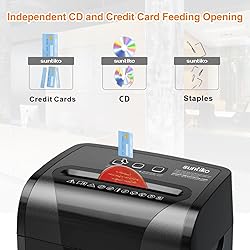 Suntiko Paper Shredder, 18-Sheet Cross Cut Level