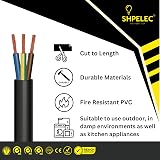 SHPELEC H05RR-F 3 Core Flexible Rubber Cable 1.0 1.5 2.5mm view 2