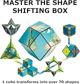 Shashibo Shape Shifting Box - Award-Winning Magnetic Puzzle Cube Earth view 5