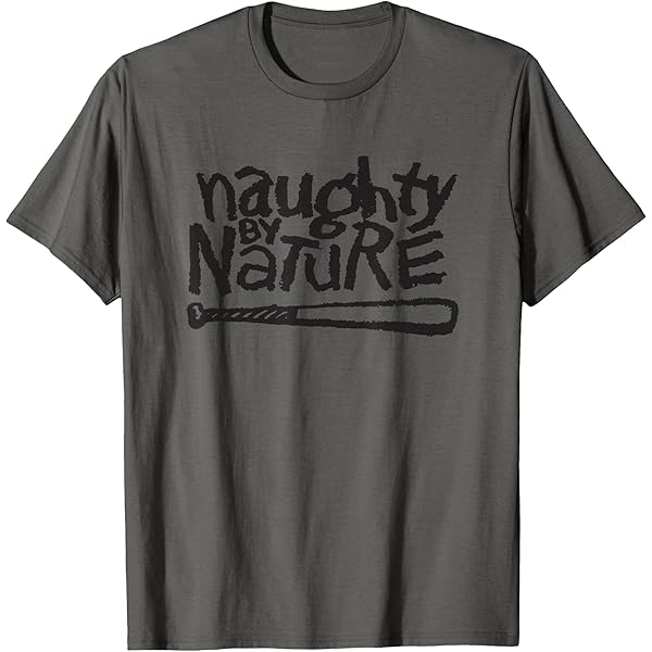 Amazon.com: Naughty by Nature – White Classic Logo T-Shirt Small