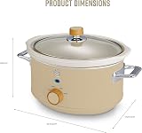 Swan Nordic Manual Slow Cooker 3.5L 200W Removable Ceramic Pot Auto Low High view 6