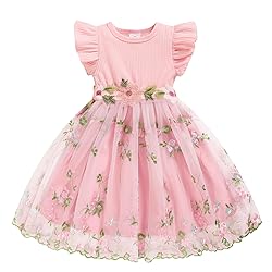 Sinhoon Toddler Girl Tulle Dress Summer Ruffle