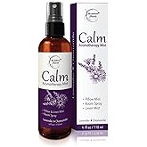 Calm Aromatherapy Mist with Lavender & Chamomile Essential Oil. Natural Sleep & Pillow Spray, Room & Linen Mist. Lavender Spray Air Freshener for Relaxation & Sleep - Brookethorne Naturals