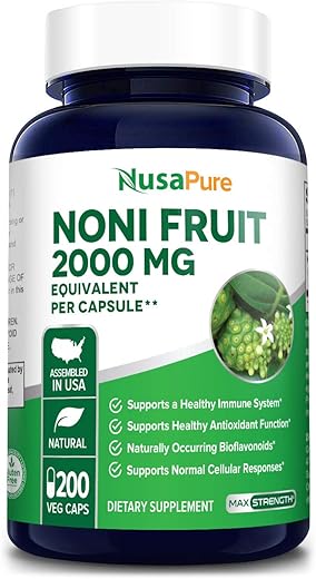 NusaPure Noni Fruit（ヤエヤマアオキ） 900mg 200粒
