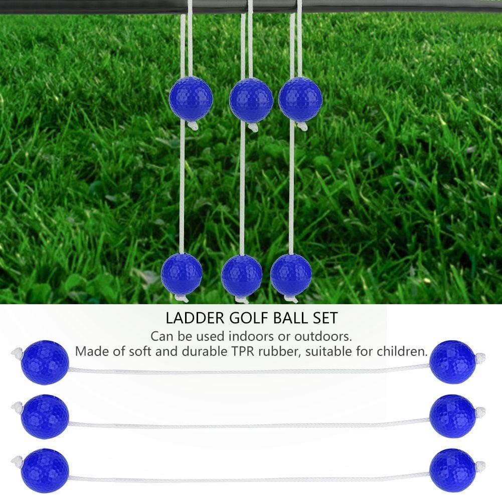 VGEBY1 3Pair Ladder Ball, Ladder Toss Bolas Game Set Garden Toys for Adults Kids Toddlers(Blue) Outdoor Toy - Image 5
