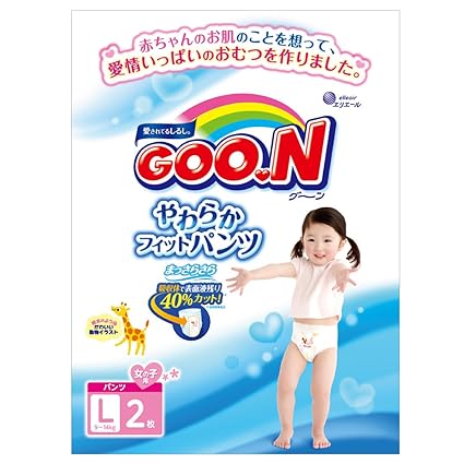 Amazon お試しパック グーン やわらかフィットパンツ 女の子用 L