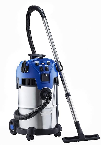 Nilfisk Staubsauger Multi II 30 T Inox VSC ? Nass Trockensauger ? Mehrswecksauger ? 1400W ? 230V ? Blau