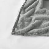 MOONLIGHT20015 Fleece Blanket King Size 270x230 cm 400 GSM Silver Grey view 7