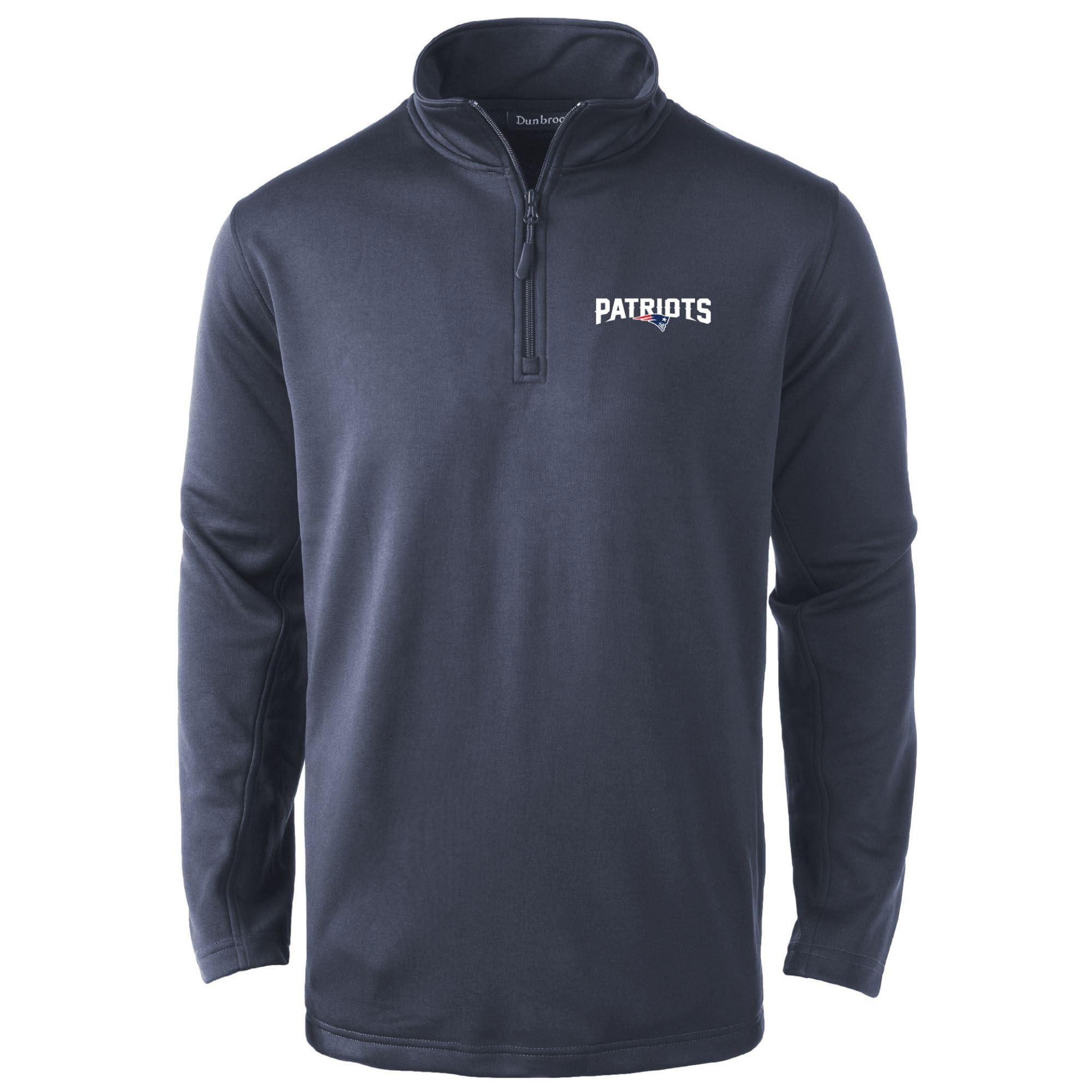 Dunbrooke Men's Navy New England Patriots All-Star Tech Quarter-Zip Top Image