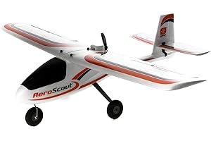 HobbyZone RC Airplane AeroScout S 2 1.1m RTF Basic (Battery and Charger Not Included) with Safe Technology, HBZ380001, Airplanes (RTF), Trainers