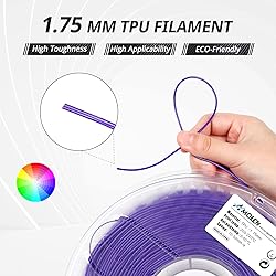 AMOLEN TPU 3D Printer Filament 1.75mm, Flexible