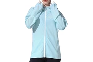 ANGEL CITIZ Women's UPF 70+ Sun Protection Hooded Jacket Lightweight Long Sleeve Sun Shirt for Women with Pocket