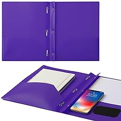 Mr. Pen- Plastic Folders with Pockets and Prongs, 5