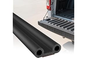 Nayotaa Tonneau Cover Seal Strip - 24.9Ft Truck Tailgate Seal Kit, Adhesive Rubber Weather Stripping for Pickups Tailgate, Camper Shell, Tonneau Cover, Truck Topper ＆ Cap