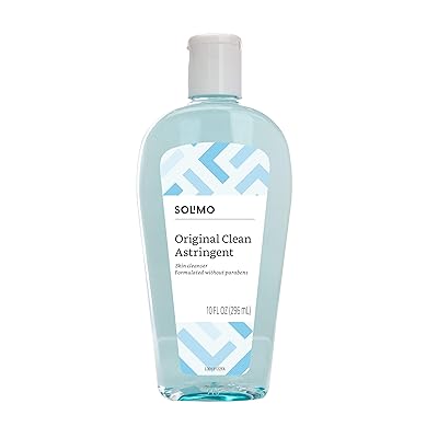 Amazon Brand - Solimo Original Clean Astringent Skin Cleanser, 10 Fluid Ounce
