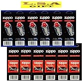 Zippo Lighter 6 Flints 6 Wicks Pack of 12 Value Packs (1)