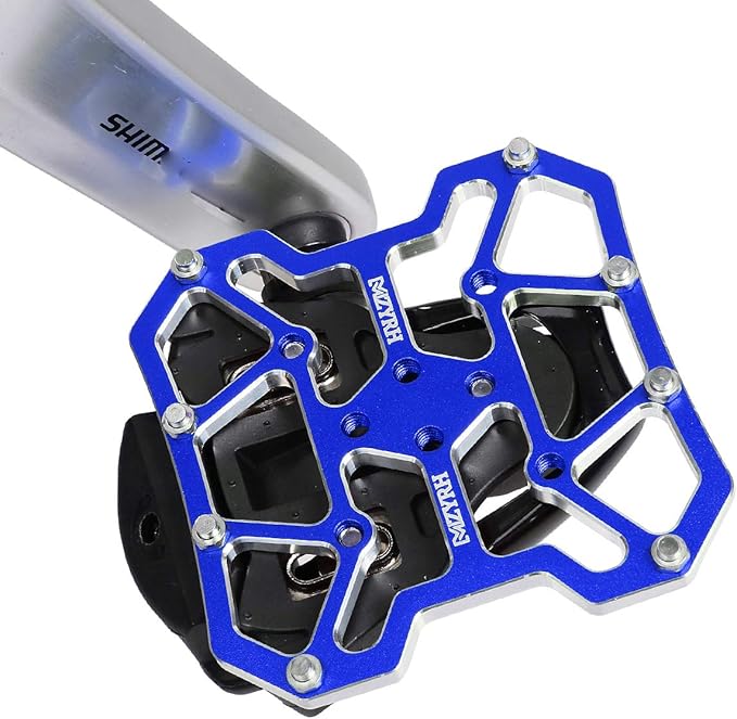 Mzyrh Bike Clipless Platform Adapter Pedal, Universal Clipless Clipin