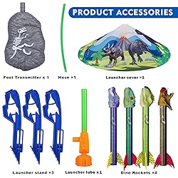 Gizzjoy Dinosaur Toy Rocket Launcher for Kids