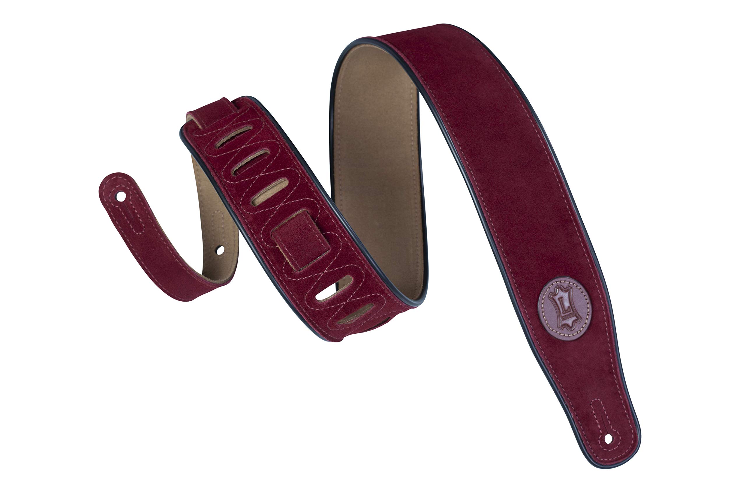 Levy's Leather MSS3-BRG Guitar Strap - Burgundy