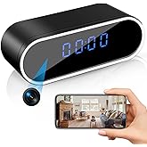 Tauboly Clock Camera 1080P, Spy Camera with Night Vision, Hidden Cam with Motion Detection & Mobile App Control, WiFi Wireles