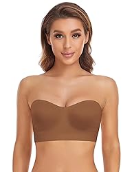 Lusait Strapless Bra for Women Non-Slip Silicone