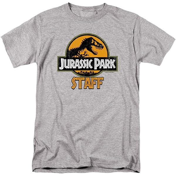 Jurassic Park Thanks John Men's T-Shirt - Dinosaur Movie Tee Short Sleeve